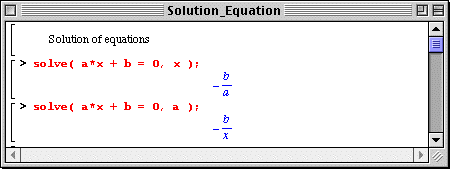 Variable equation solver deals