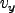 $\displaystyle v_y$