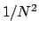 $1/N^2$