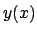 $y(x)$