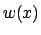 $w(x)$